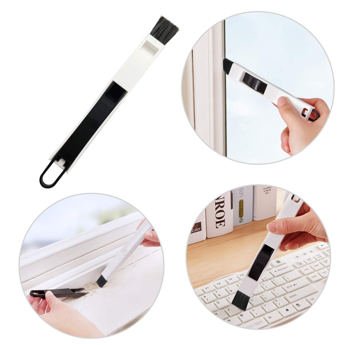Keyboard Cleaning Brush?Anti Static Brush for Computer Car Player Cleaning Brush Kit Blowing Dust Ball