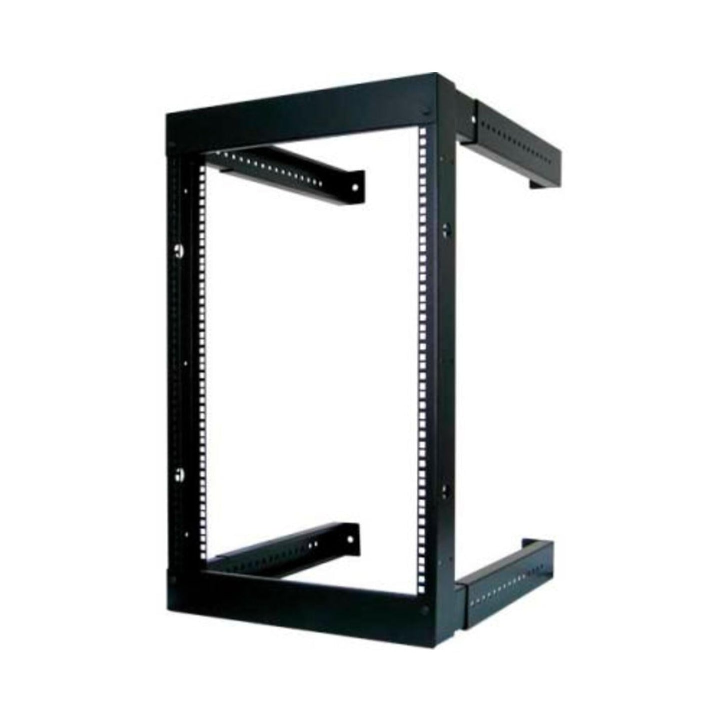 16U Open Wall Mount Frame Rack - Adjustable Depth 18"- 30"