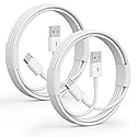 2Pack USB A to USB C Cable for iPhone 15/16/17 All Series, Type-C Car Charger 3A Fast Charging & 480Mbps Speed for iPad, Samsung Galaxy, Tablets