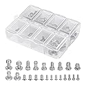 NEEWER 26PCS Camera Screw Set for Photography Equipment, Includes 1/4" 3/8" M2 M2.5 M3 and M4 Screws Compatible with SmallRig Camera Cage, Top Handle