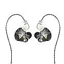 CNWUJASS QKZ AK6 PRO Wired Earphone, 11mm Strong Magnetic Dynamic Headphone, Sports Running Earbuds, in Ear DJ Music Headset with Microphone (Black)
