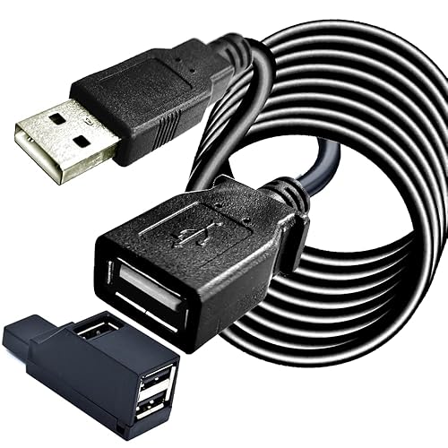 Long USB 2.0 Extension Cable 50FT with hub,Long USB2.0 A Male to Female,USB A Cable Extension Cord,USB 2.0 A Data Transfer Extender USB Cable? USB2.0