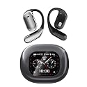 JUNJIEUNVO Q16PRO AI Wireless Translation Earbuds with 70 Hour Bluetooth 5.4 Sports Earbuds, Wireless Smart Touch Screen, Ear Cup with Ear Hooks, IPX5