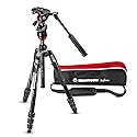 Manfrotto Befree Live Twist, Travel Tripod in Aluminum with Twist Closure, Camera Tripod for DSLR, Mirrorless, Reflex Cameras and Video Cameras