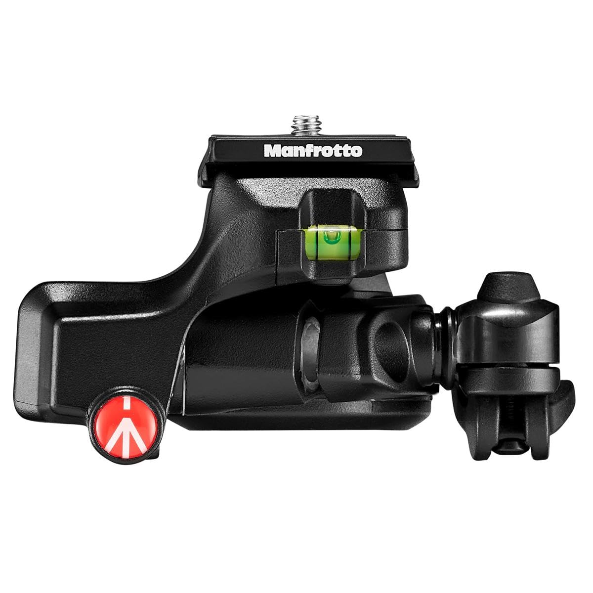 Manfrotto Befree 3-Way Live Camera Tripod Head, Aluminium, 6kg Payload, for Travel Tripods, with Foldable Handles, Fluid Drag System, for Photo