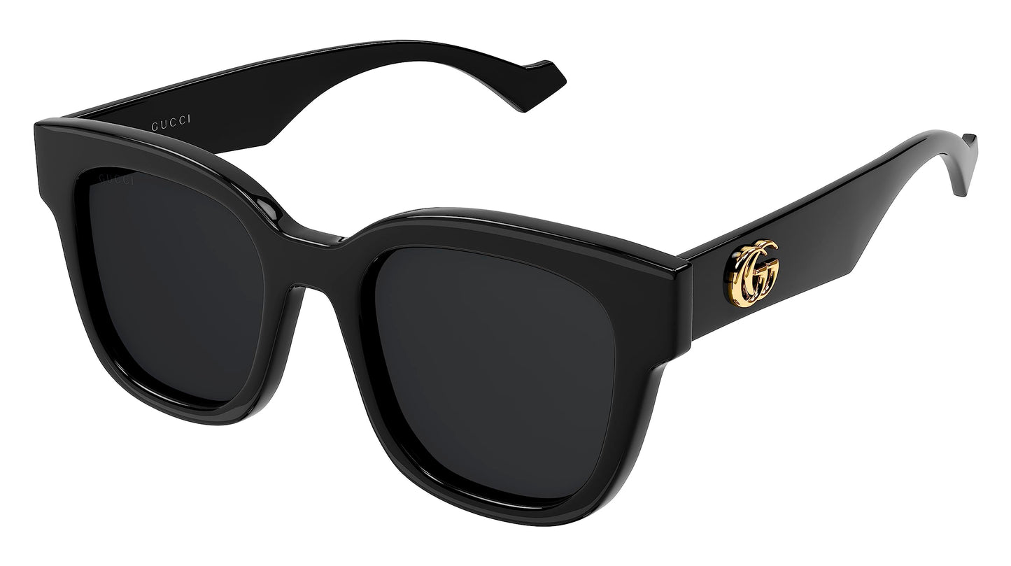 Gucci Women's Oversized Square Sunglasses, Shiny Black, One Size