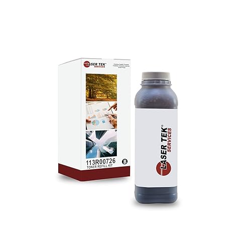 Laser Tek Services Compatible 113R00726 Toner Refill Kit - Refills 6180 (113R00726) Toner Cartridges - Works with Xerox Phaser 6180, 6180N, 6180DN
