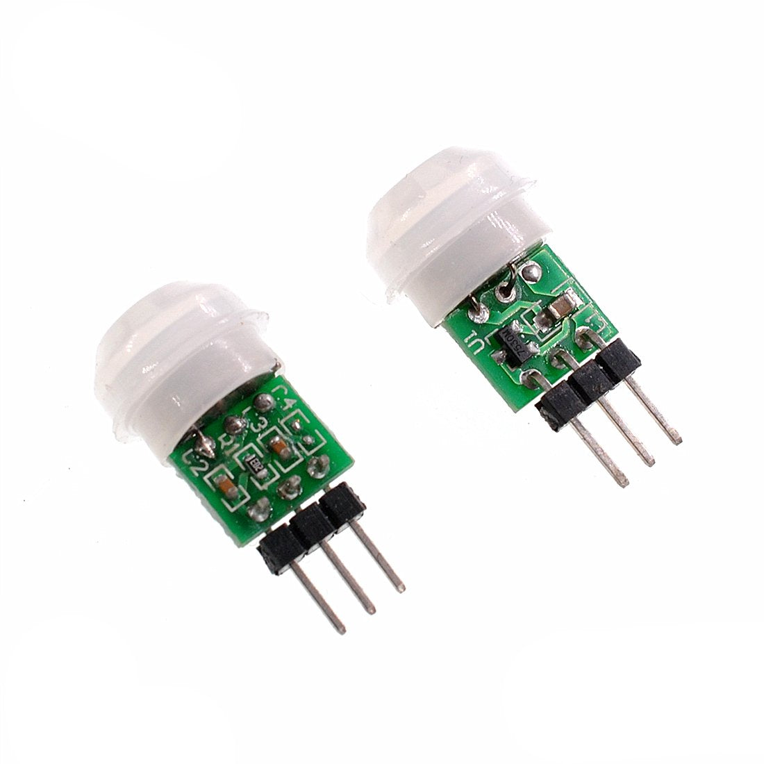 Oiyagai AM312 Mini PIR Motion Sensor (2 Pack) - Infrared Detector, 3-5m Detection Range, 2.7-12V Input, Low Power Design, for Arduino, ESP8266