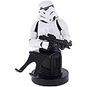 Exquisite Gaming: The Mandalorian: Imperial Stormtrooper -Star Wars Mobile Phone & Gaming Controller Holder, Device Stand, Cable Guys, Licensed Figure