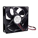 Fielect 12V Brushless DC Cooling Fan 92x92x25mm Mini Cooling Fan Long Life Sleeve Bearing Computer Case Cooling Fan,0.3A 1Pcs