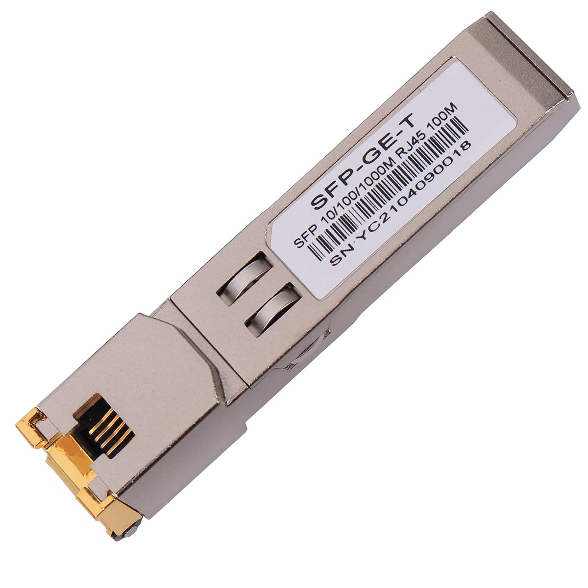 1000BASE-T Gigabit SFP to RJ45 Copper Ethernet Modular Transceiver for Cisco,Meraki,Ubiquiti,D/TP Link,Supermicro,Netgear, 1.25G SFP-T CAT5E/CAT6 up