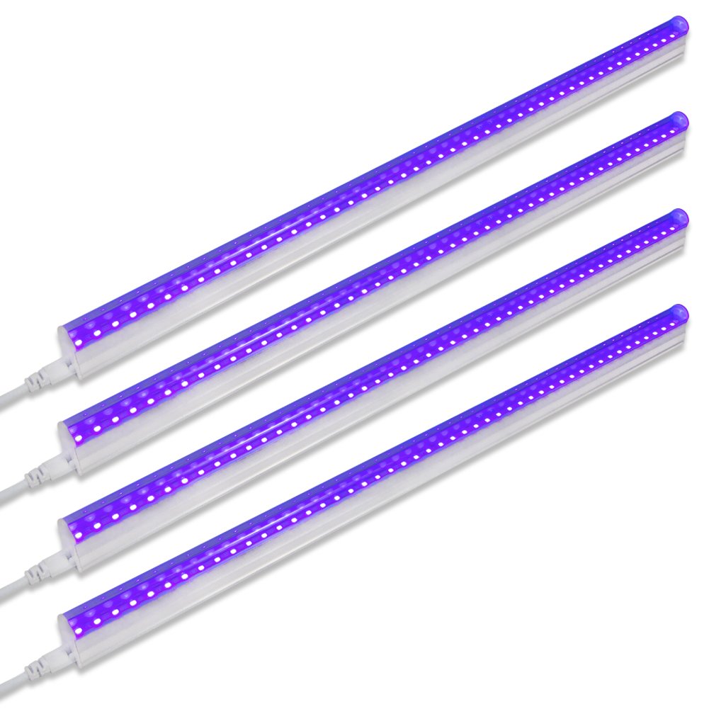 Barrina UV LED Blacklight Bar, 9W 2FT, T5 Bulb for Glow Party, Halloween