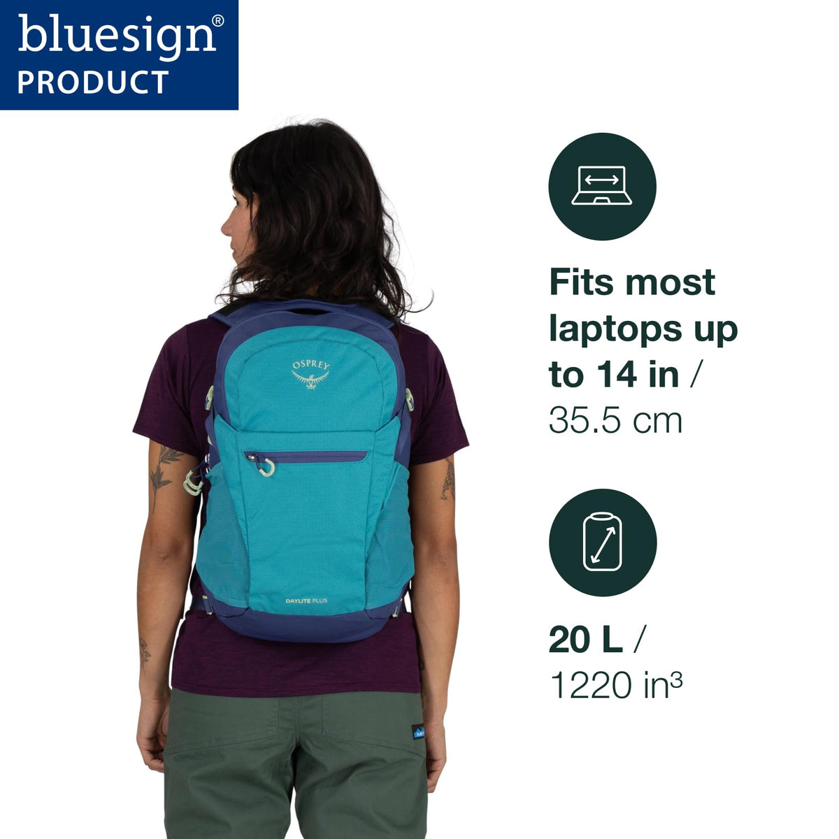 Osprey Daylite Plus Commuter Backpack, Pink OS