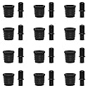 WHYHKJ 12 Sets Speaker Grill Guides Speaker Grill Peg DIY Audio Speaker Buckles Plastic Ball Socket Type Grill Guides Peg Kit Speaker Buckles Snap