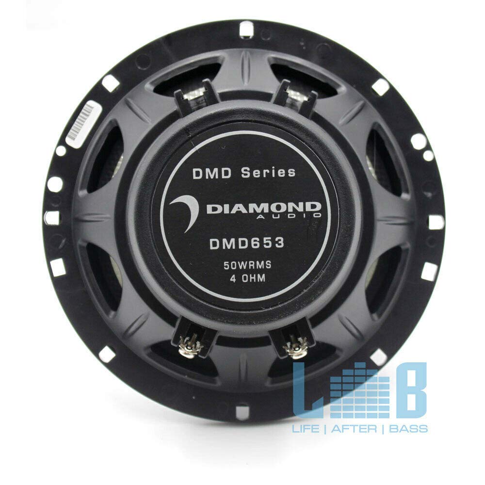 Diamond Audio DMD653 6.5" 200W 3-Way Full-Range Coaxial Speakers DMD-Series