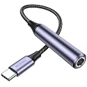 MOSWAG USB Type C to 1/4 Headphone Adapter, USB C to 6.35mm TRS Audio Cable Stereo Jack Audio AUX Adapter Compatible with Amplifiers, Mixer, Home