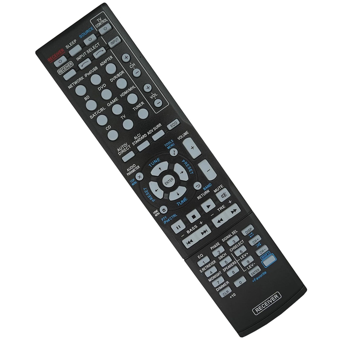 Replacement Remote Control for Pioneer VSX-919AH-K AXD7551 VSX-519V-K VSX-1027 VSX-37TX 7.1-Channel Home Theater AV A/V Receiver System