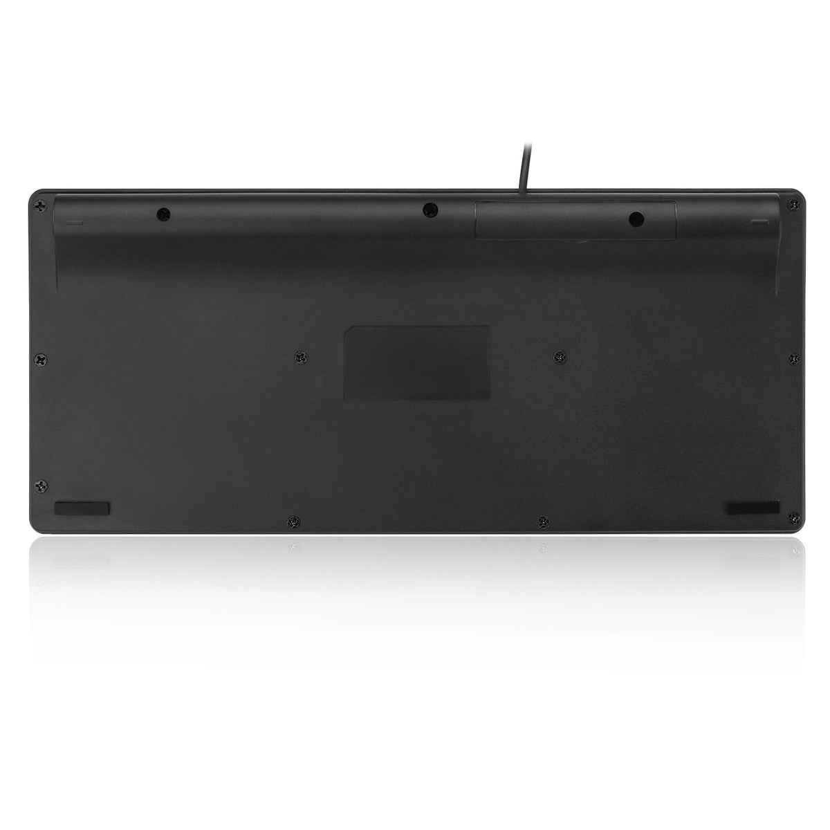 Adesso Natural Ergonomic AKB-111UB SlimTouch Mini Keyboard, Black