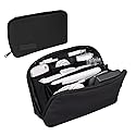 DODAMOUR Tech Organizer Travel Case, Travel Gear Tech Bag Electronics Accessories Organizer Pouch, Waterproof Travel Essentials Bag for Cables, Cords