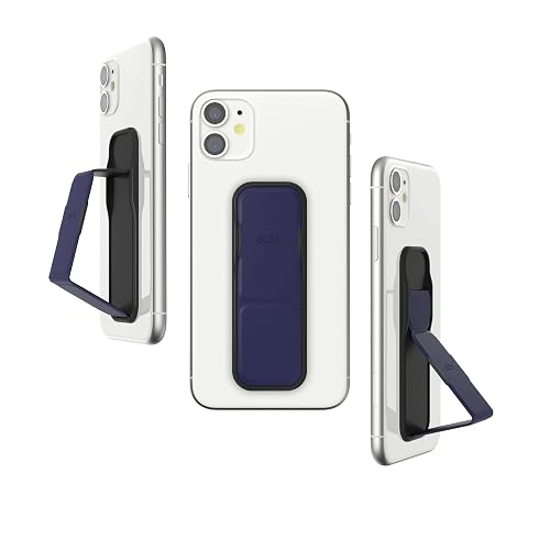 CLCKR Cell Phone Grip and Expanding Stand, Universal Phone Grip Holder for iPhone 15 Pro, Pro Max, Plus, 14 & 13 Models, Samsung Phones, Tablets