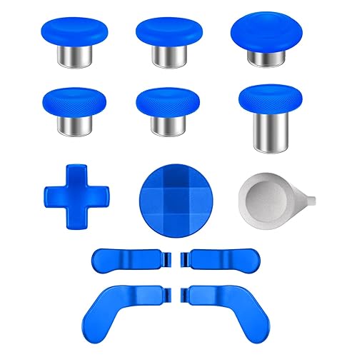 13 in 1 Magnetic Thumbsticks Analog Sticks Replacement Joystick Parts Repair Accessories Kit Component Set with 4 Paddles, 2 D-Pads, 1 Tool for Xbox
