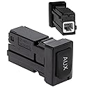 PANNUOSCS Aux Port Replacement Compatible with 2009-2013 Toyota Camry Matrix Venza Highlander 86190-02020