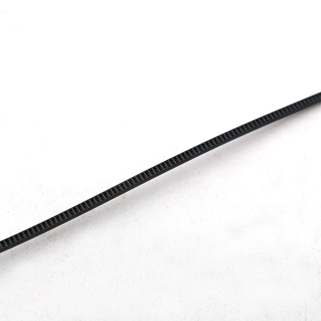 uxcell Nylon Strip Zip Wire Cable Tie Fastener Off 2mmx150mm 500pcs