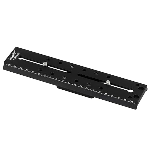 Haoge 220mm Camera Long Sliding Quick Release Plate for Sachtler Tripod Fluid Head FSB4 FSB6 FSB6T FSB8 FSB8T FSB10 FSB10T DV10 3+3 5+5 Video 14II DV2