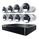 Night Owl Power Over Ethernet 12 Channel NVR Video Home Security Camera System with (8) Wired IP 4K HD Indoor/Outdoor Deterrence Cameras and 2TB Hard