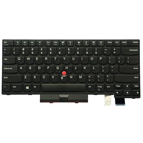 US Layout Replacement Keyboard for Lenovo ThinkPad T470 T480 (NO for T470s T470p T480s T480p) A475 A485 Laptop (NO Backlit)