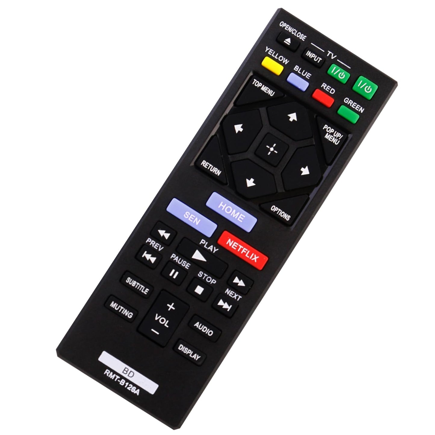 RMT-B126A Replacement Remote Control fit for Sony Blu-Ray BD Player BDP-BX120 BDP-BX320 BDP-BX520 BDP-BX620 BDP-S1200 BDP-S2200 BDP-S3200 BDP-S5200