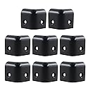 Boguish 8pcs Speaker Corner Protectors Speaker Corner 1.14'' Speaker Stackable Protectors Corner Wrap Enclosure Protection
