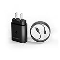 25W Super Fast Type C Charger + Cable Compatible with Samsung Galaxy S22 Ultra Charging Block Wall S21 USB