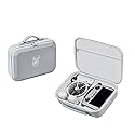DFTIM Flip Case For DJI Flip Fly More Combo Hard Case, PU Leather Portable Shoulder Bag, Waterproof Travel Box Can Storage RC2/RC-N3 Remote/7