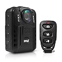 Pyle Premium Portable Body Camera - Wireless Wearable Camera, Person Worn Camera, Compact & Portable HD Body Camera, IR Night Vision, Built-in