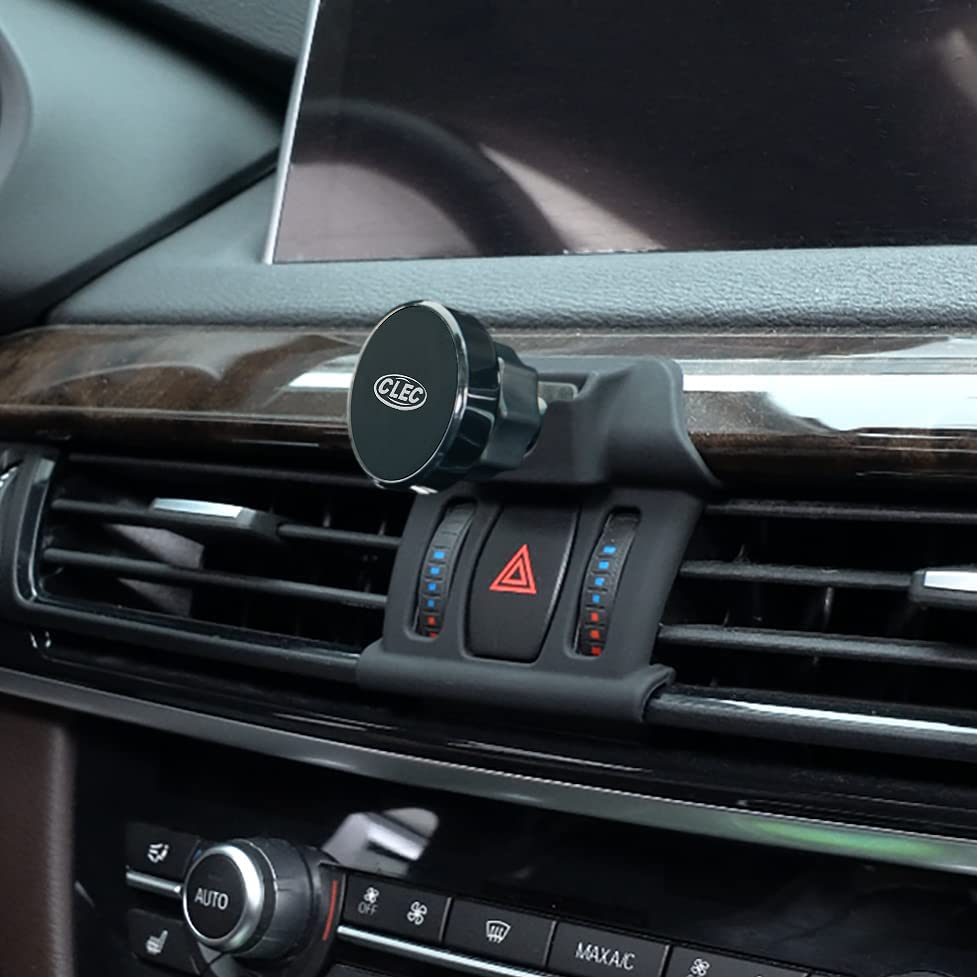Zchan Car Phone Holder fit for BM-W X5,X6,Air Vent Phone Mount fit for X5 2014-2018,X6 2015-2019,Custom fit Magnetic Phone Holder Compatible for All