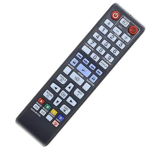 New AK59-00172A Blu-ray Remote Control Replaced for Samsung Bluray Player (AK5900172A) BD-F5700 BDHM57CZA BD-H6500 BD-H6500/ZA