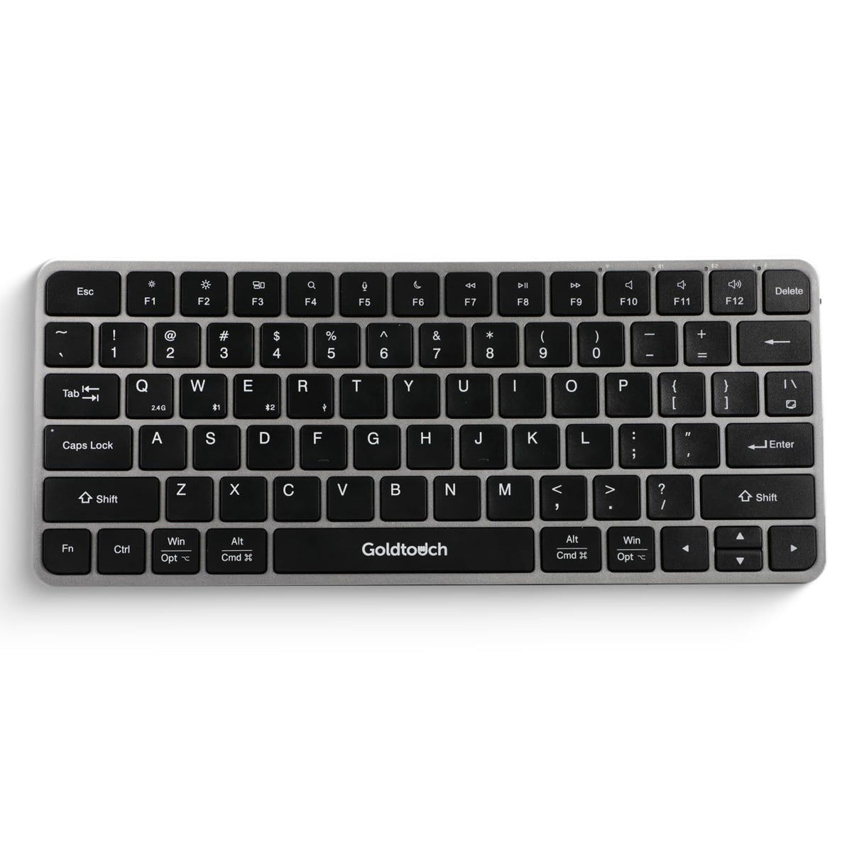 Goldtouch Trident Mini Wireless Keyboard, 78-Key Layout, 1 Count