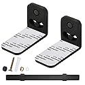 SHTCSZBA Universal Sound Bar Mount Brackets Wall Mount Shelf for Samsung, Sony, LG, JBL, Polk Audio, Vizio, Roku, Bose, Onn Soundbar Mount Mounting