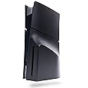 Glistco Black Plates Slim Replacement Shell Compatible with PS5 Slim - Cover Plates for PS5 Slim Disc Edition (Matte Black)