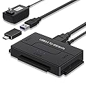 USB 3.0 to SATA IDE Hard Drive Reader, YINNCEEN External Hard Drive Ultra Recovery Converter Universal Hard Drive Adapter Kit for 2.5/3.5 HDD/SSD Hard