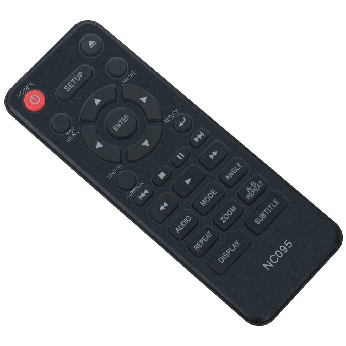 New NC095 NC095UL Replace Remote Control for Sanyo DVD Player FWDP105FA FWDP175F FWDP105FB