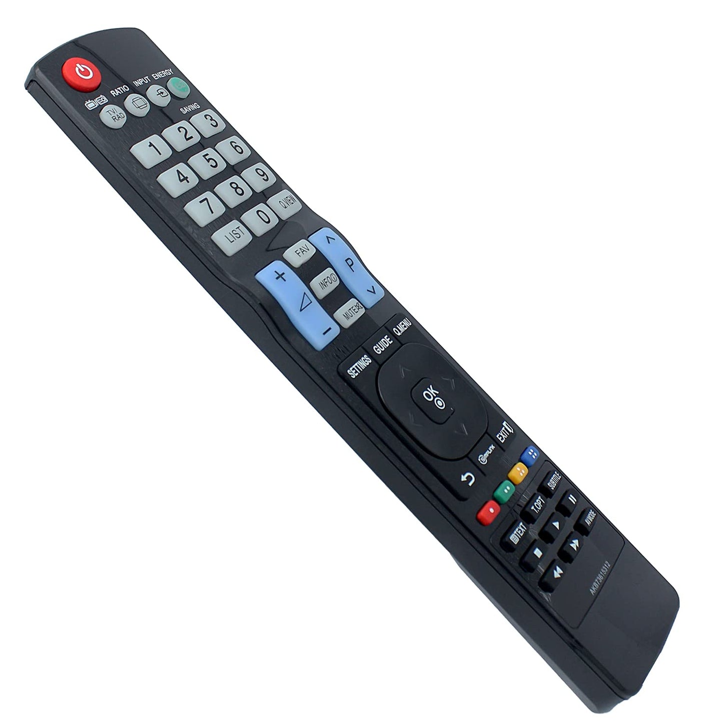 AKB73615312 Remote Control Replacement for LG TV 7LS4600 50PA4500 50PA6500 60PA6500 32LS4600 47LS4600 55LS4600 32LS5600 37LS5600 42LS5600 47LS5600