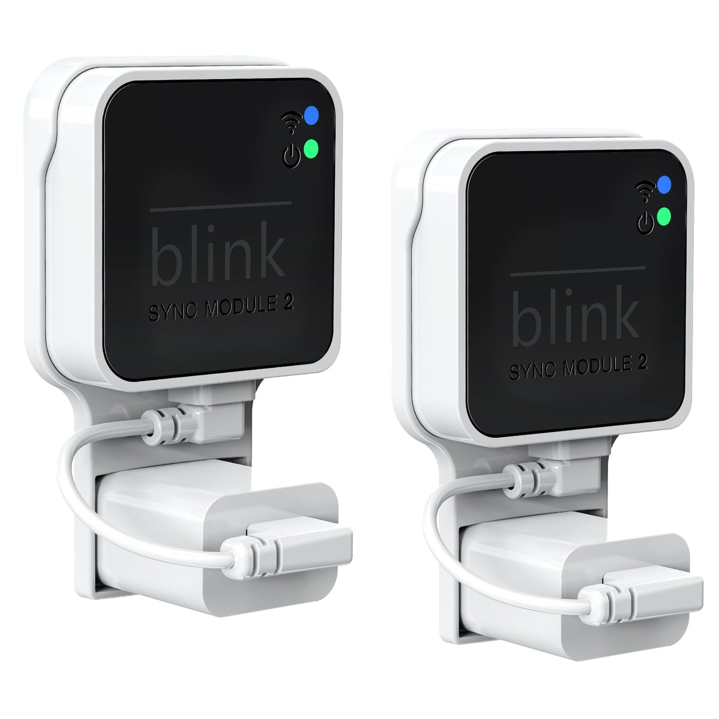 Outlet Wall Mount for Blink Sync Module 2, Mount Bracket Holder for Blink Outdoor Camera No Messy Wires Outdoor and Indoor Home Security Camera Mount