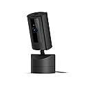 Ring Pan-Tilt Indoor Cam (newest model), See all around your home or business with 360° pan coverage, HD video, plus Two-Way Talk, Black