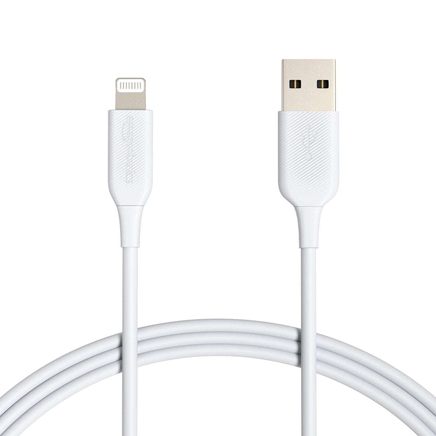 Amazon Basics 2-Pack Fast Charging USB-A to Lightning ABS Durable Charger Cable, MFi Certified for Apple iPhone Charging, iPhone 14 13 12 11 X Xs…