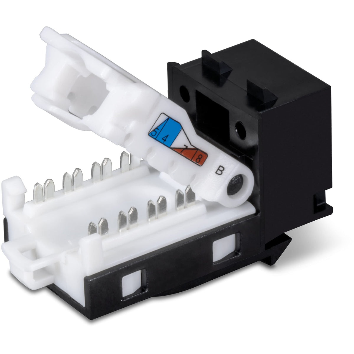 TRENDnet Cat6 Keystone Jack, 25-Pack Bundle,TC-K25C6BK