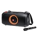 JBL PartyBox On-The-Go Powerful Portable Bluetooth Party Speaker with Dynamic Light Show, black