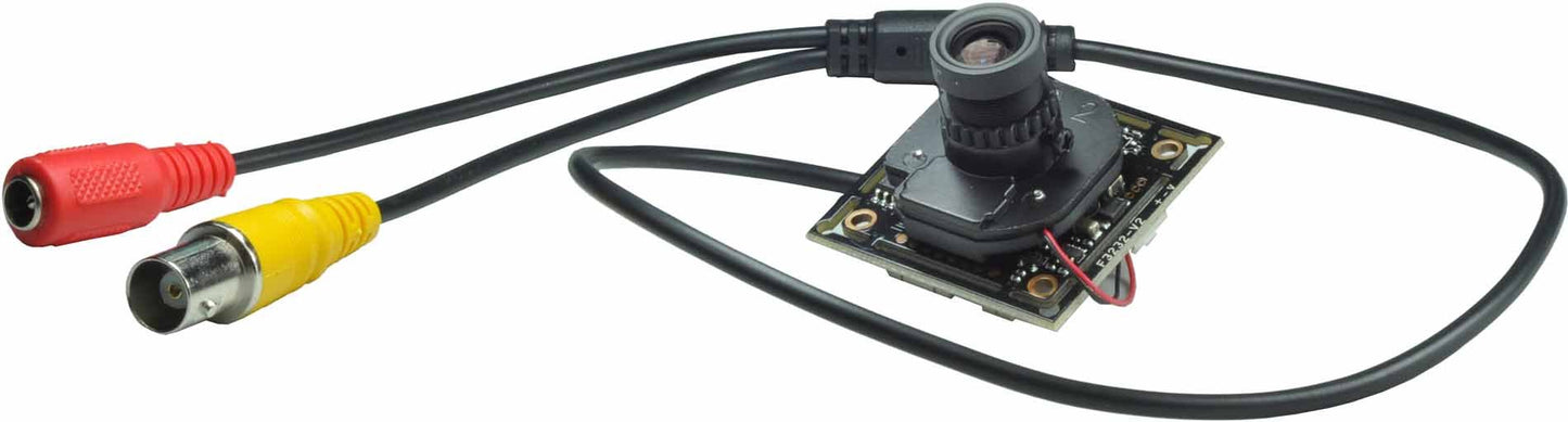 ansice 720P AHD CCTV Board Camera 3.6mm Lens Wide Angle AHD CMOS Chips Board Security with IR-Cut for AHD System Only with Power Supply