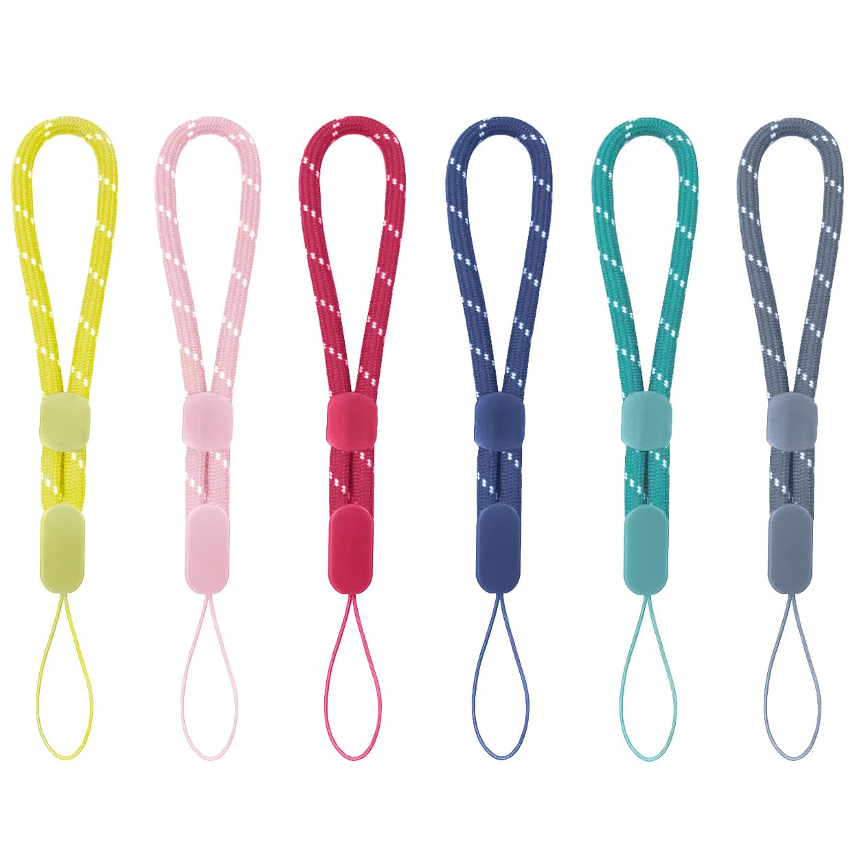 Pluxen Adjustable Finger Lanyard Small Strap, Cell Phone Charms Compatible with iPhone Case Camera USB Flash Drives Keys and Other Portable Items